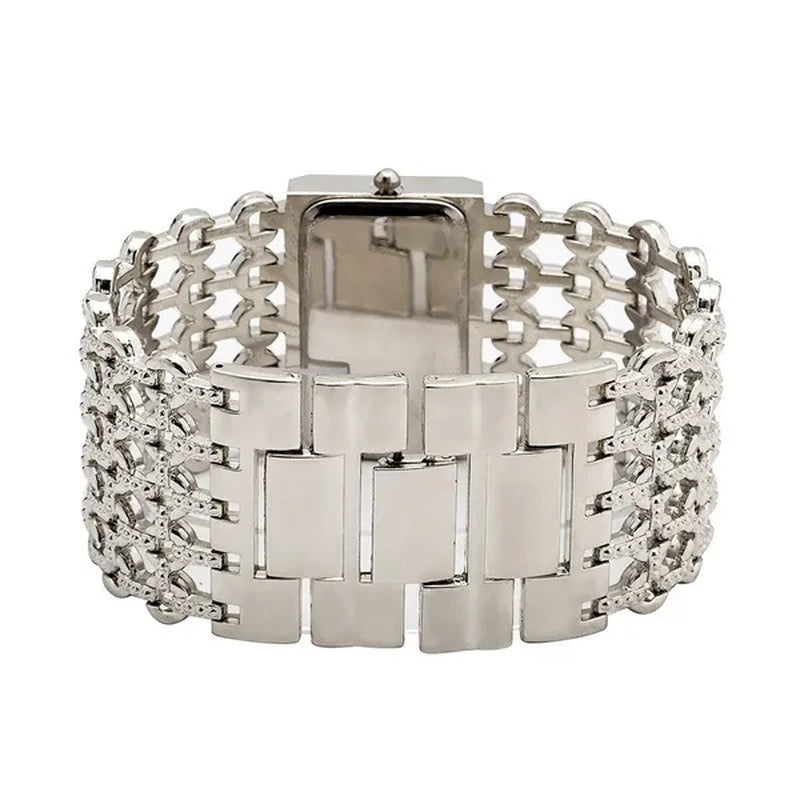 2016 Brand New Stainless Steel Chain Fashion Gold Watch Women Wristwatch Alloy Square Watch Student Bracelet Relogios Feminino