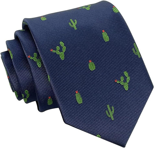 Mens Microfiber Polyester Necktie Pattern Tie for Men
