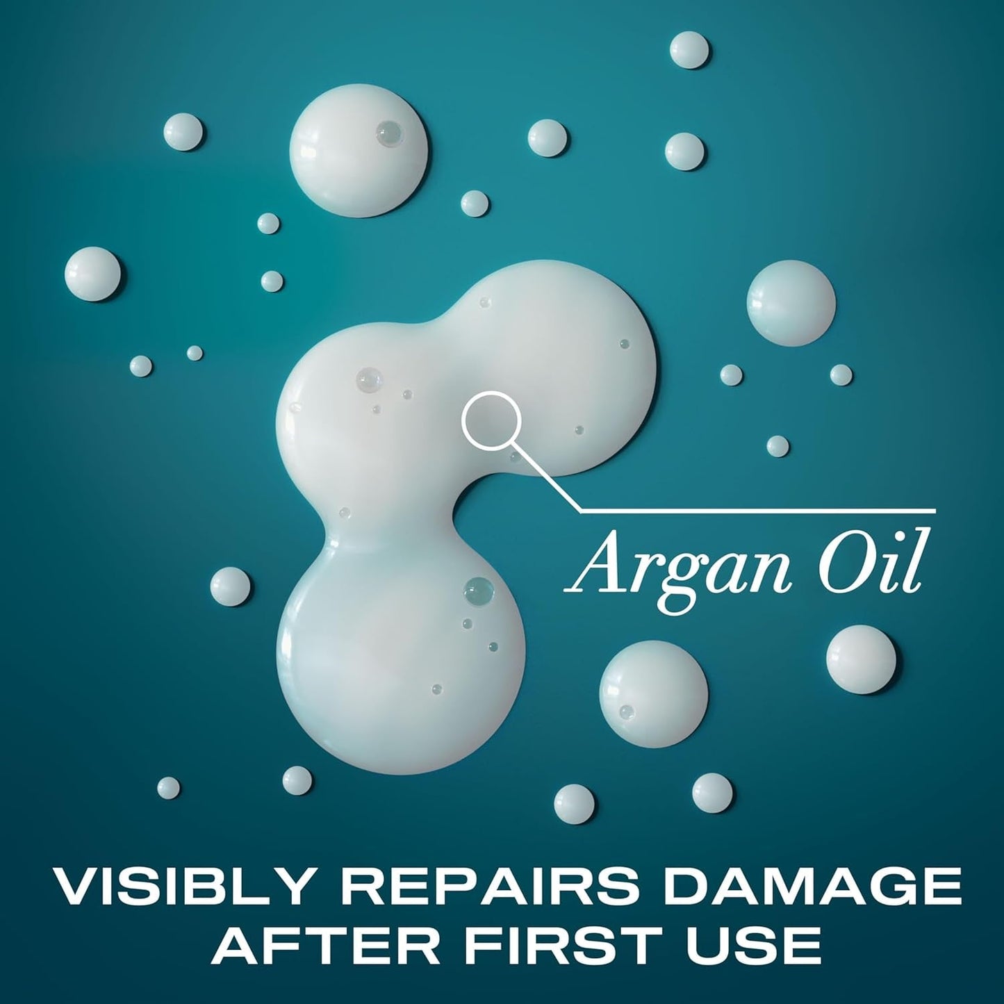 Renewing + Argan Oil of Morocco Shampoo, Damage Repair Shampoo & Argan Oil to Help Strengthen & Repair Dry, Damaged Hair, Paraben-Free, Sulfate-Free Surfactants, 25.4 Fl. Oz