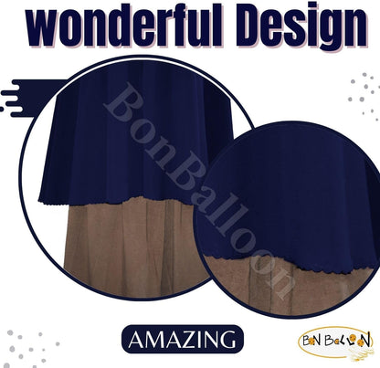 Dark Blue Extra Long 42 Khimar Amira Hijab Hejab Abaya Niqab Burqa Burkas Veil Eid Islamic Modest Muslim Islam Face Cover Dress Clothing Muslim Women Abaya Jilbab Prayer Overhead, Black