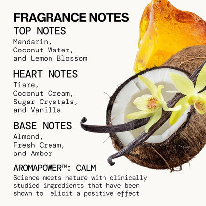Beauty, Indian Coconut Nectar Hair Perfume & Body Spray, Coconut and Creamy Vanilla Scent, Natural & Essential Oils, Alcohol Free, Clean Fragrance, Vegan & Cruelty Free