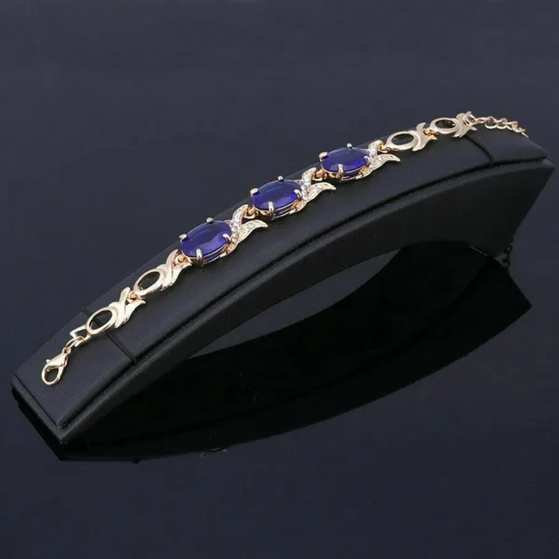 Women Gold Plated Crystal Zircon Ruby Pendant Wedding Party Necklace Bracelet Ring Earring Jewelry Sets