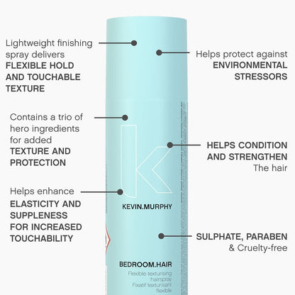 Bedroom Hair Flexible Texturising Hairspray, 7.9 Ounce