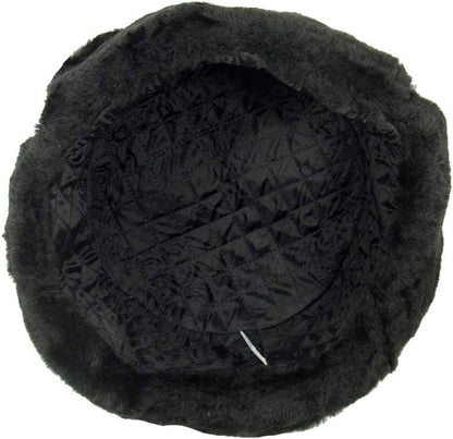 Russian Winter Hat Ushanka Black L (60)