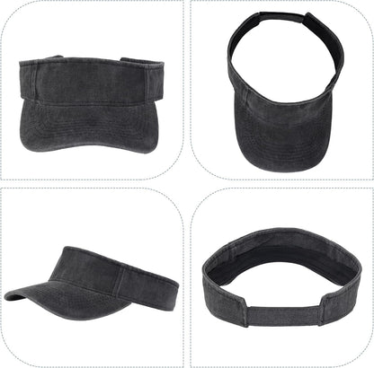 1 Piece of Sport Wear Athletic Visor Sun Sports Visor Hat Visor Adjustable Cap for Women and Men (One Size)