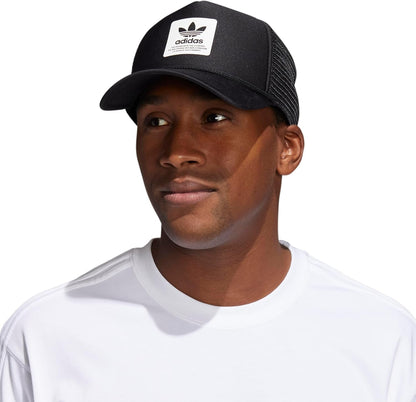 Dispatch Trucker 5-Panel High Crown Mesh-Back Adjustable Strapback Cap