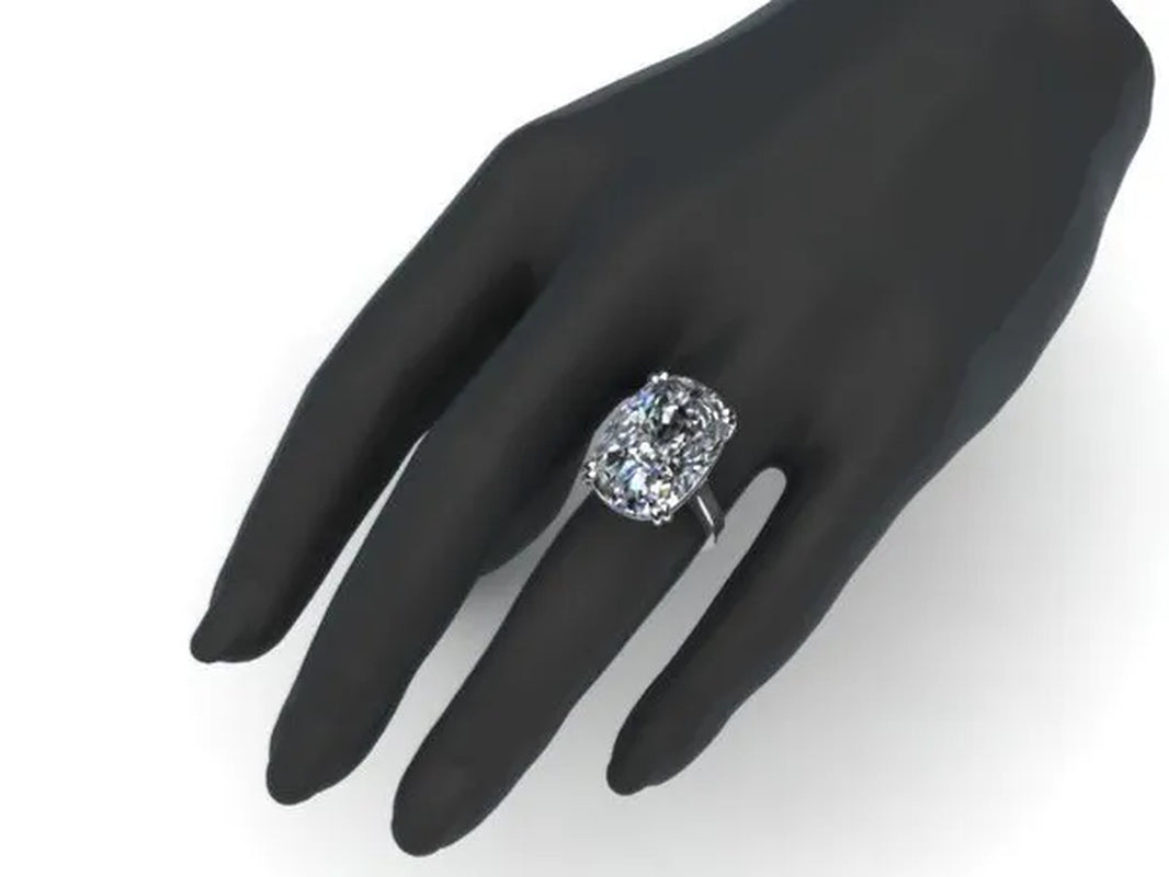 Noble Jewelry Fashion  Brown White Sapphire wedding ring size 6-10