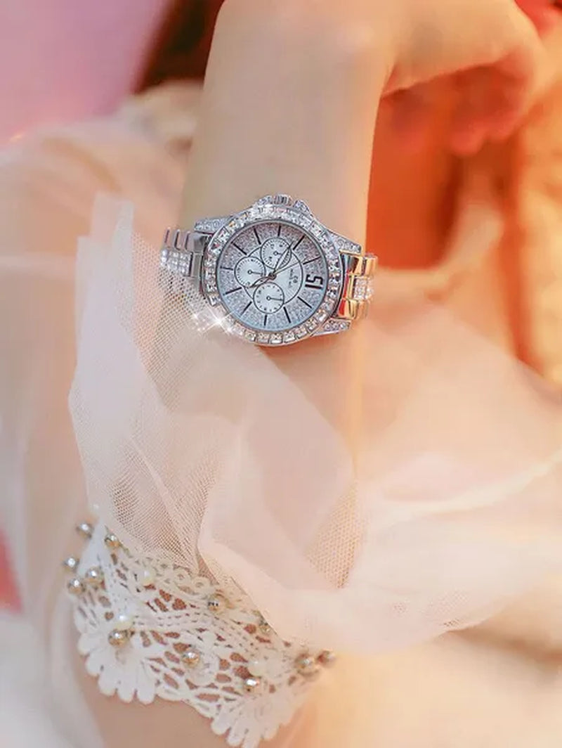 Fashion Women Watches Luxury Brand Watch Bracelet Quartz Diamond Rose Gold Ladies Wrist Watches For Women Wristwatch montre femme