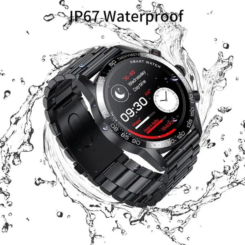 LIGE Newest Bluetooth Call Smart Watches for Men Sports Fitness Tracker Waterproof Smartwatch Large HD Screen Health Bracelet Montre Connecter