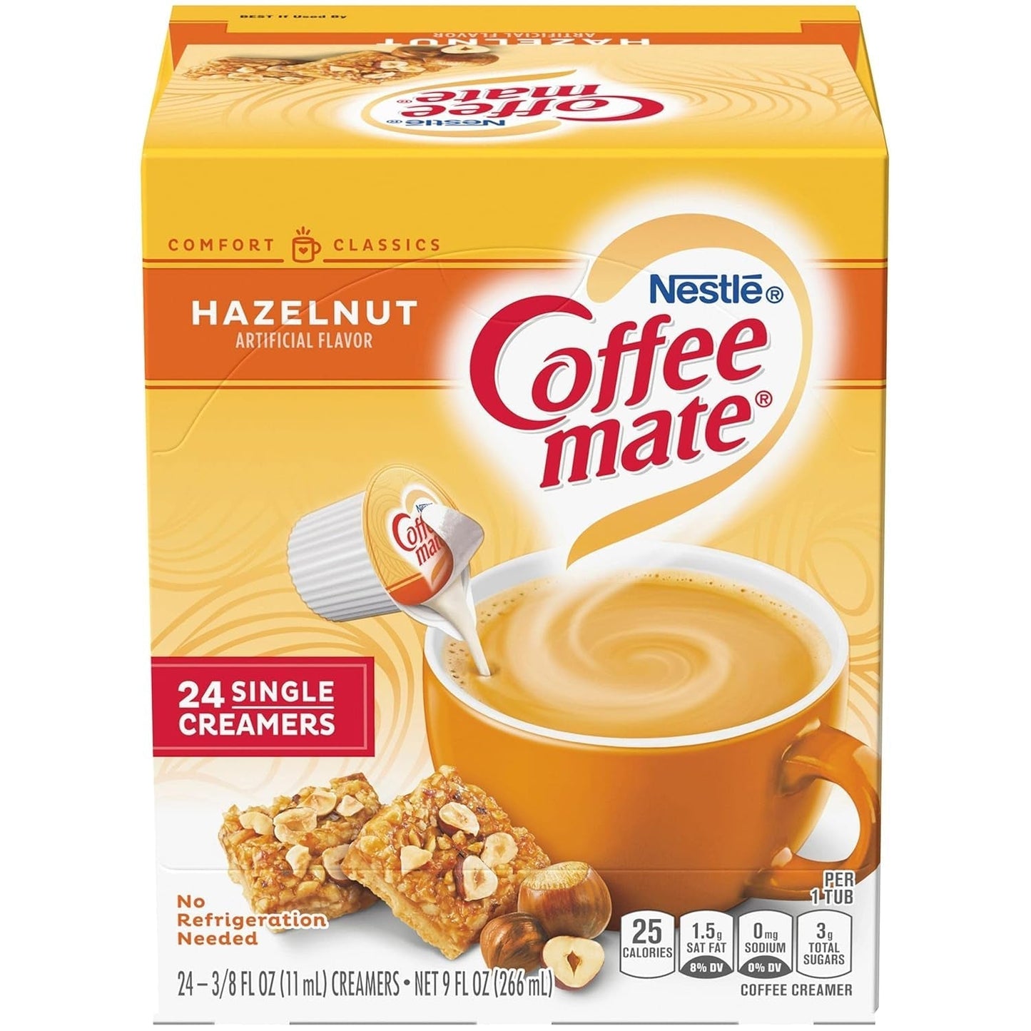 Nestle Coffee Mate Hazelnut Liquid Coffee Creamer Singles