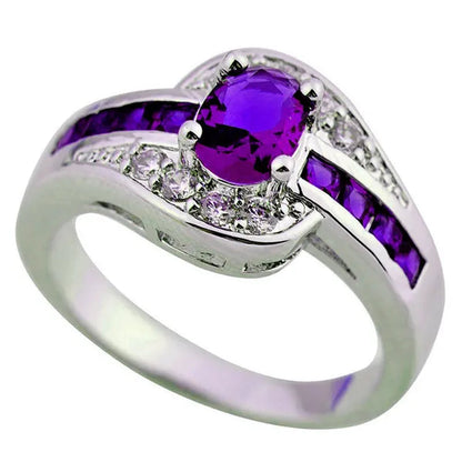 Blue Sapphire Women Men Engagement Rings Jewelry Size 7.8.9 10