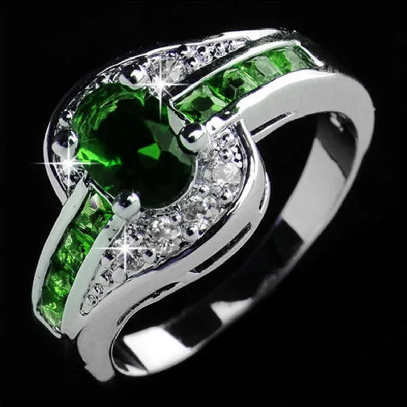 Blue Sapphire Women Men Engagement Rings Jewelry Size 7.8.9 10
