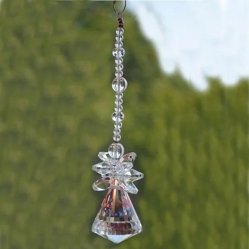1PCS 30mm Crystal Diamond Ball Suncatcher Chandelier Prisms Hanging Window Pendant Rainbow Maker