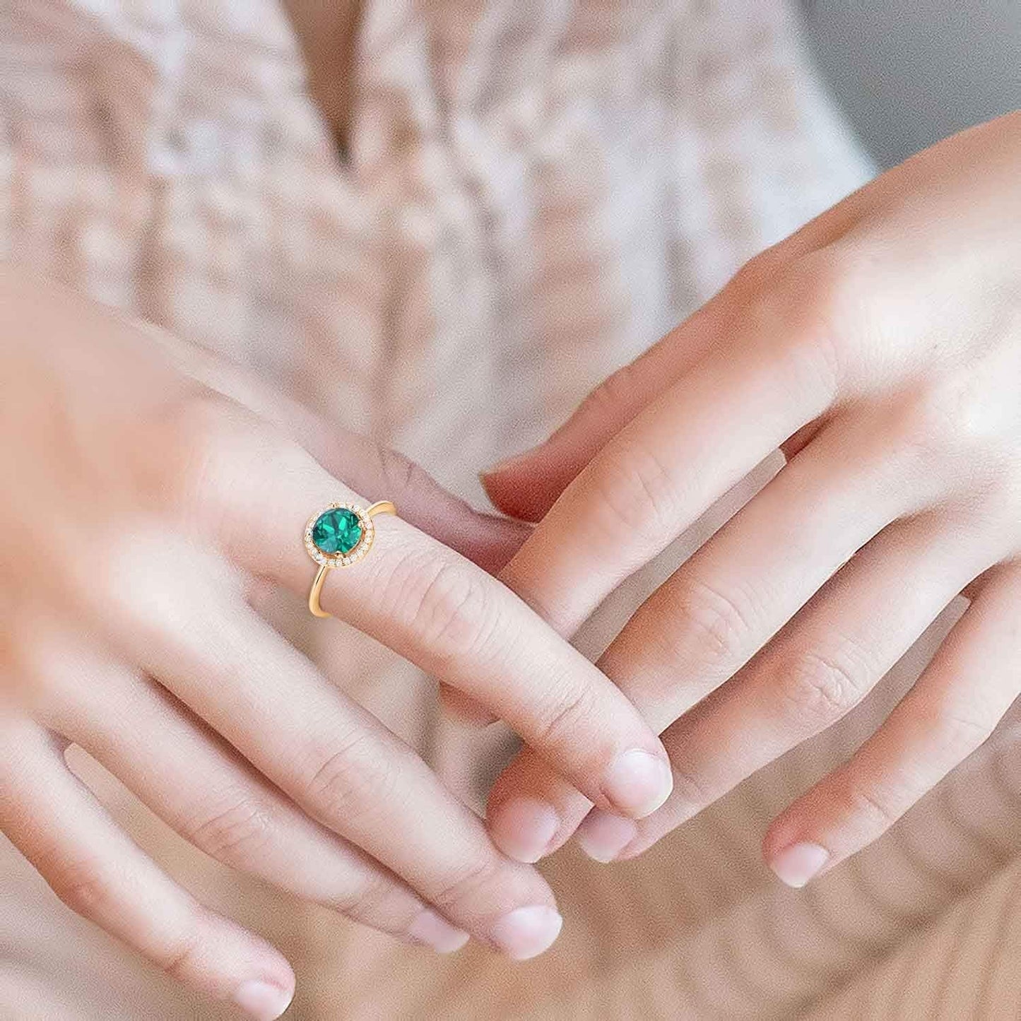 14K Gold Plated Crystal Birthstone Rings | Rings for Women