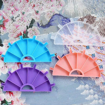 5D DIY Diamond Painting Tool Funnel Design Plastic Tray Diamond Embroidery Accessories Diamond Cross Stitch Tool Sets Bead Sorti - WORLD TIME VISITS