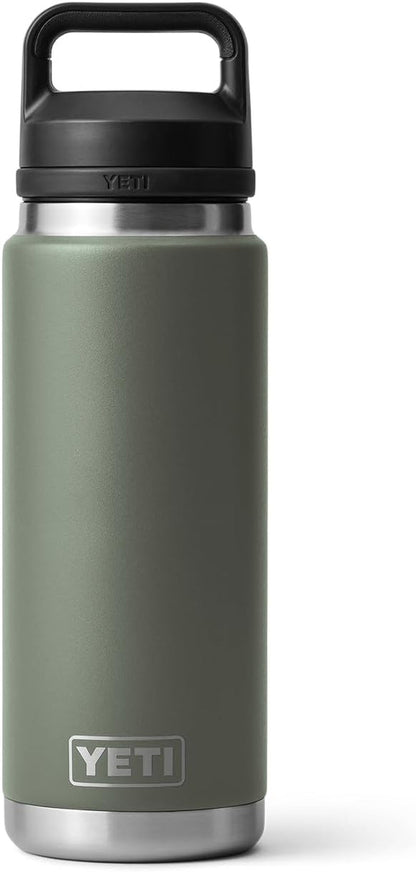 Rambler 26 Oz Bottle, Vacuum Insulated, Leakproof, Stainless Steel with Chug Cap