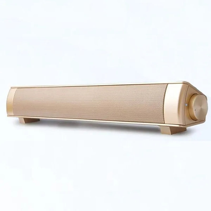 Brand New Strong Sound Bar Bluetooth Speakers Wireless Soundbar HIFI Box Subwoofer Speaker for TV / PC / Smartphone
