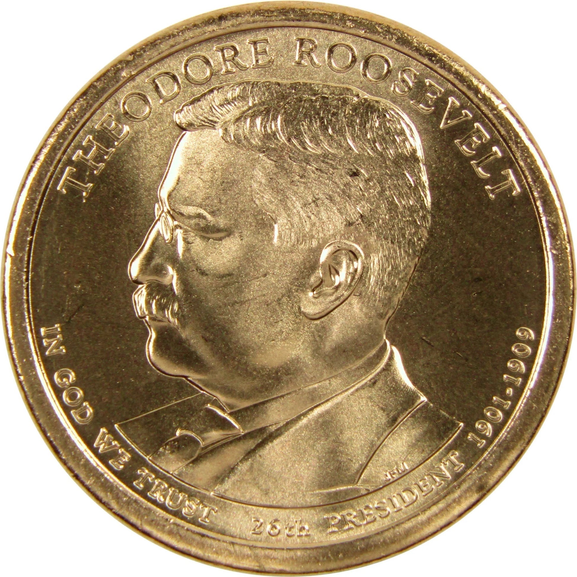 2013 P Theodore Roosevelt Presidential Dollar BU Uncirculated $1 Coin Master Coins - WORLD TIME VISITS