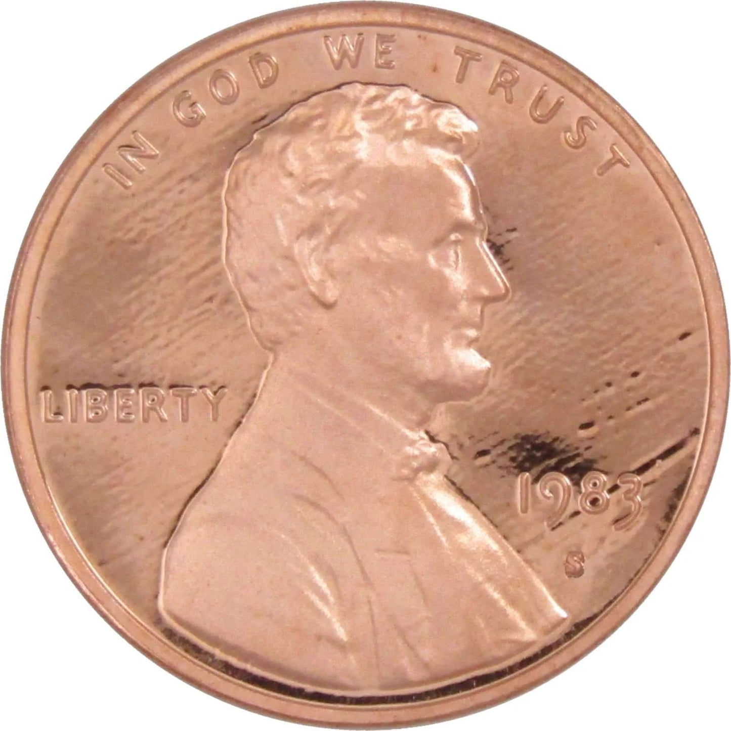 1983 S Lincoln Memorial Cent Choice Proof Penny Coin Collectible Master Coins - WORLD TIME VISITS