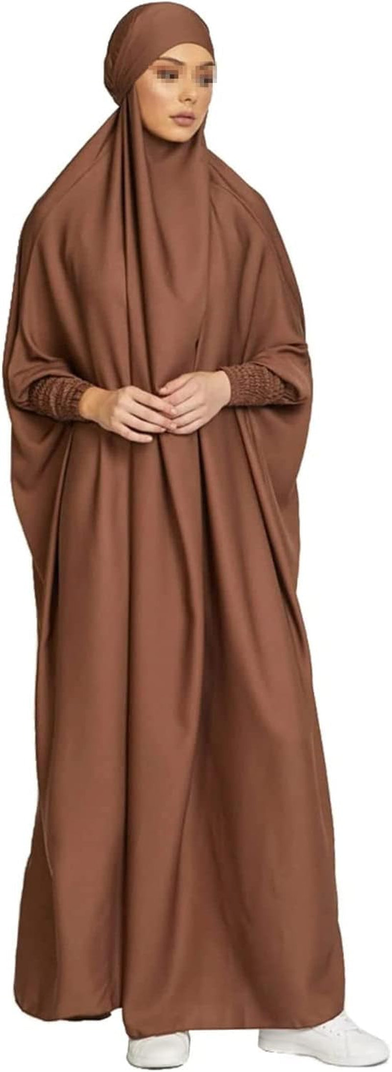 Muslim Dress for Women One Piece Jilbab Prayer Clothes for Women Muslim, Hijab a Baya Dress Khimar Islam Dubai Outfits