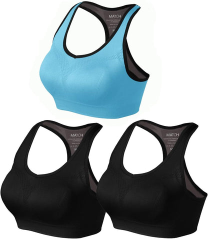 Racerback Sports Bras for Women – Padded Seamless Strappy Workout Tops for Yoga Gym Runing Fitness Sports Bras - WORLD TIME VISITS
