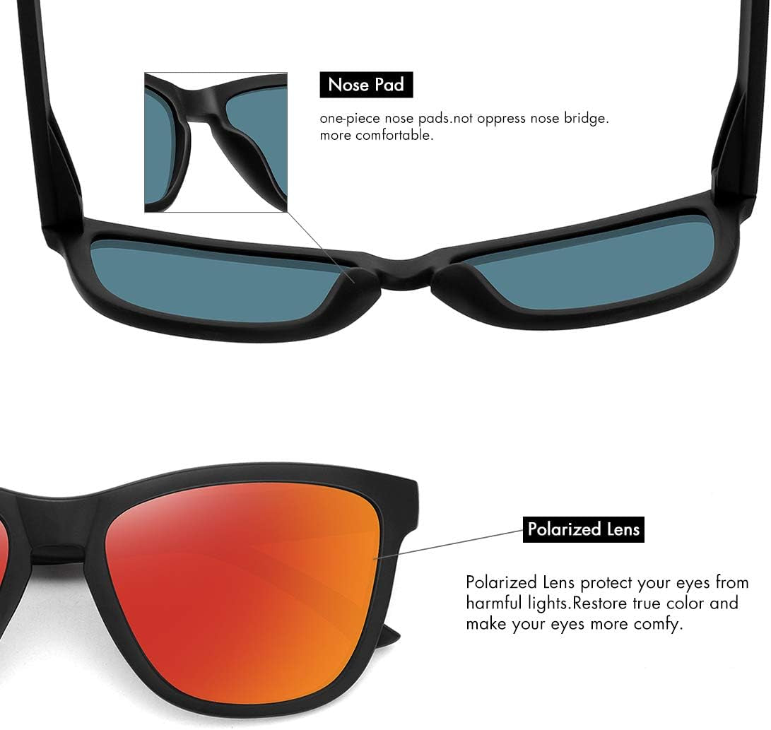 Polarized Sunglasses for Women Men Trendy Classic Retro Designer Style