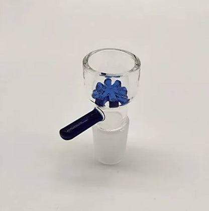 Men'S Glass Bowl Piece Snowflake Diamond Glass Bowl Pipe Bowl Hay Tobacco Glass Waterpipe Folk Rig Smoking Accessories