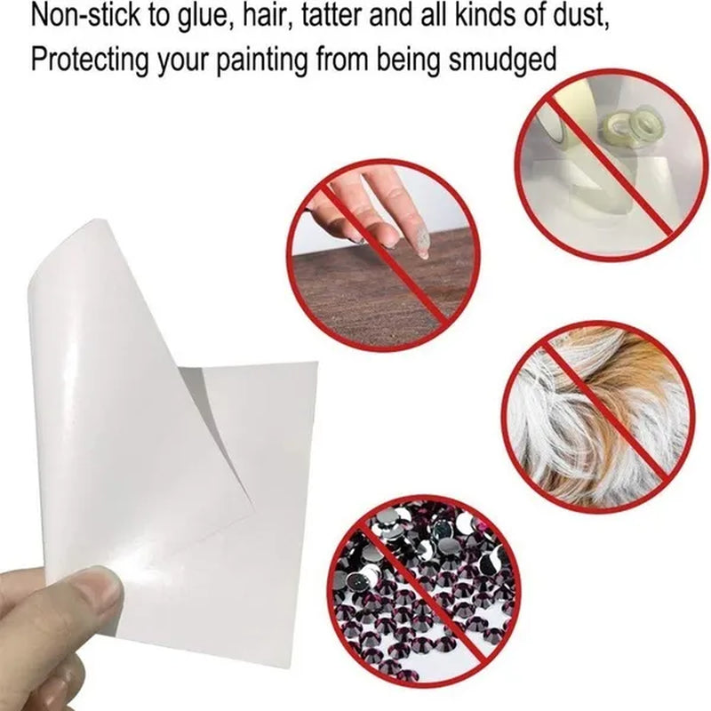 New 5D DIY Diamond Painting Tools Accessories Release Paper Diamond Painting Cover Replacement Anti-dirty protection
