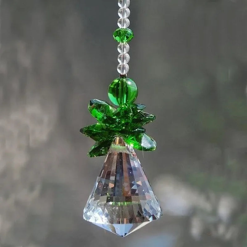 1PCS 30mm Crystal Diamond Ball Suncatcher Chandelier Prisms Hanging Window Pendant Rainbow Maker