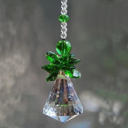 1PCS 30mm Crystal Diamond Ball Suncatcher Chandelier Prisms Hanging Window Pendant Rainbow Maker