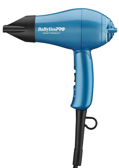 Nano Titanium Travel Dryer, Blue - WORLD TIME VISITS