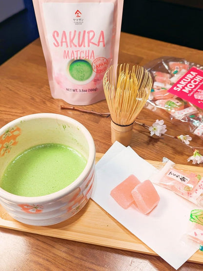 Japanese Sakura Mochi Candies, Real Traditional Cherry Blossom Rice Cakes, 300G/10.58Oz, Japanese Snacks, Japanese Candy, Individually Wrapped