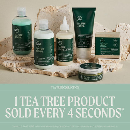 Tea Tree Firm Hold Gel, Hair Gel, Maximum Hold, High-Shine Finish, for All Hair Types