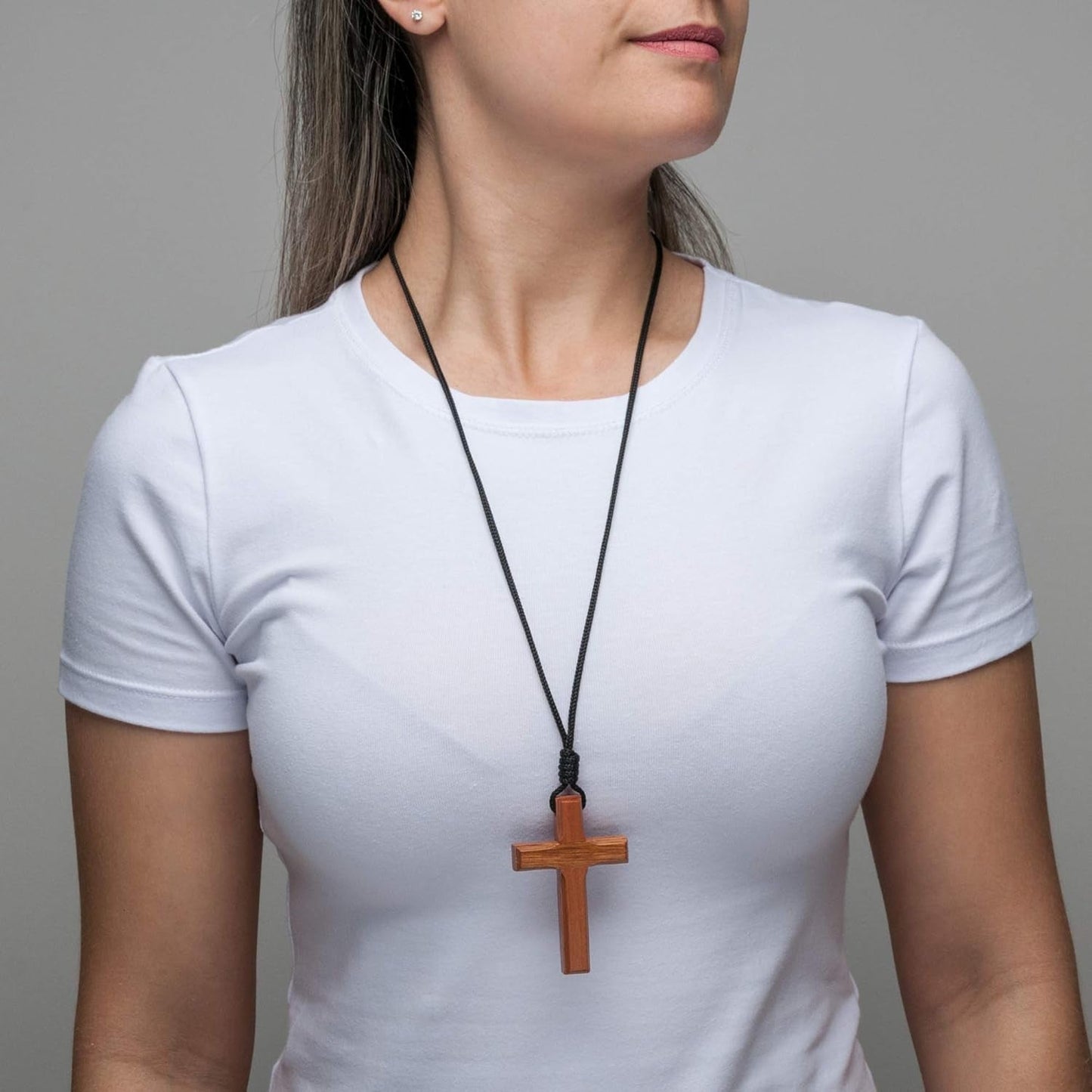 Wood Cross on Cord - Made in Brazil