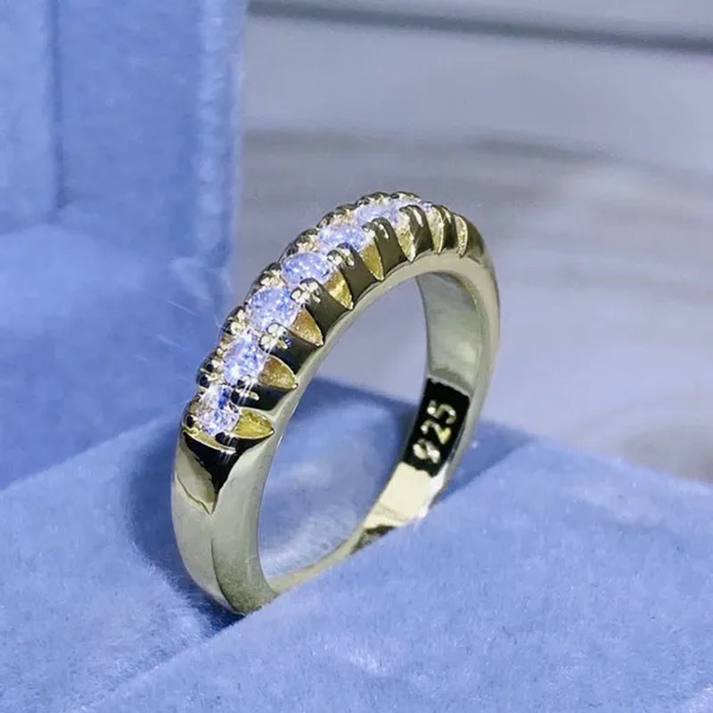 Luxury Womens Ring White Sapphire Wedding Band Engagement Diamond Ring Fine Jewelry Christmas Gift Size:6 7 8 9 10 ( 11 Colors ）