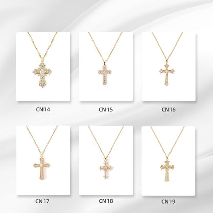 Cross Pendant Necklace for Women Jewelry Gold Cross Necklaces for Women Cross Necklace Minimalist Trendy Jewelry Valentines Day