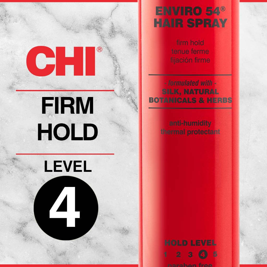 Enviro 54 Hairspray, Firm Hold, Lightweight Spray to Finish & Secure Hairstyles, Sulfate & Paraben-Free, 2.6 Oz - WORLD TIME VISITS