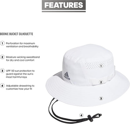 Men'S Victory Bucket Hat Outdoors and Sideline Wide Brim Style for Sun Protection