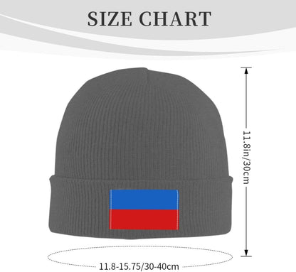 Flag of Ukrainian Russians Beanie Hat for Men Women Warm Cozy Knit Skull Cap Acrylic Winter Hats