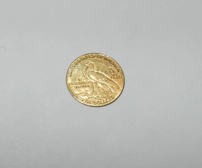 8Kt Gold Miniature Replica U.S. Indian Head 5 Dollar Gold Coin Masters Coins