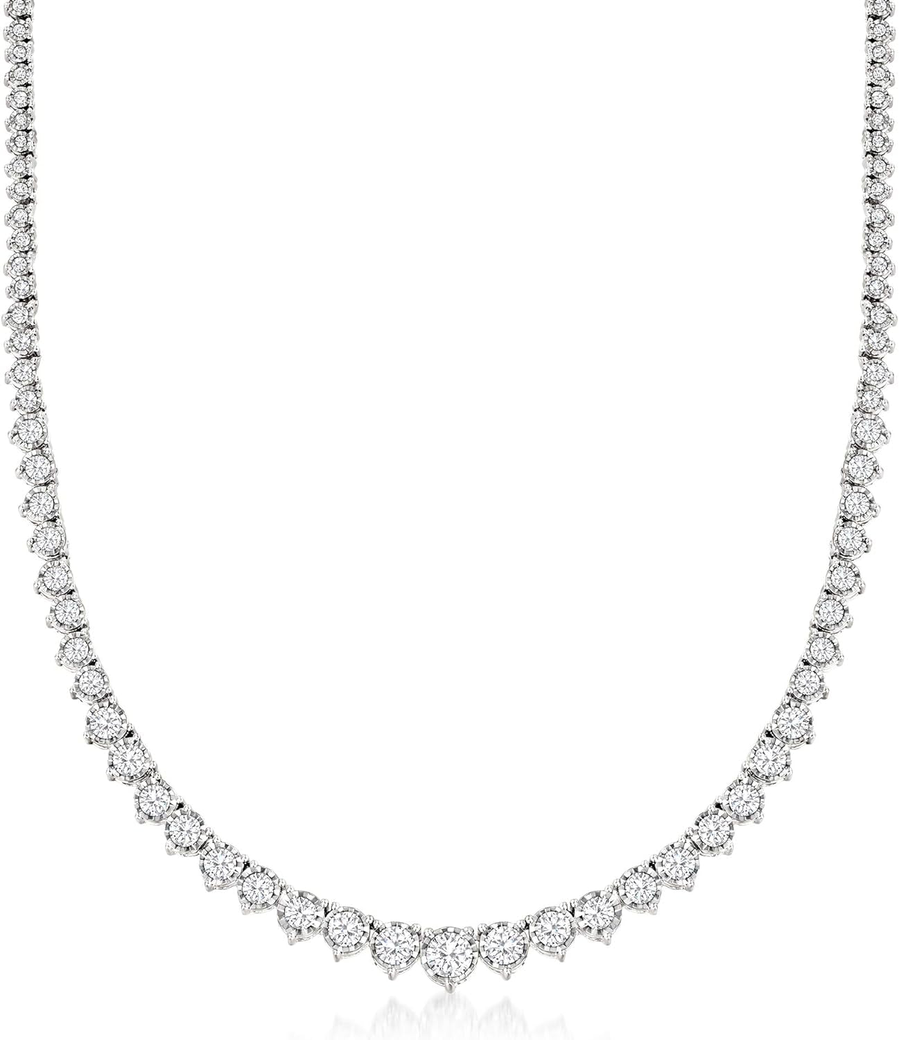 Diamond Tennis Necklace I-J Color / I2-I3 Clarity