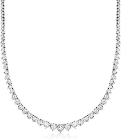 Diamond Tennis Necklace I-J Color / I2-I3 Clarity