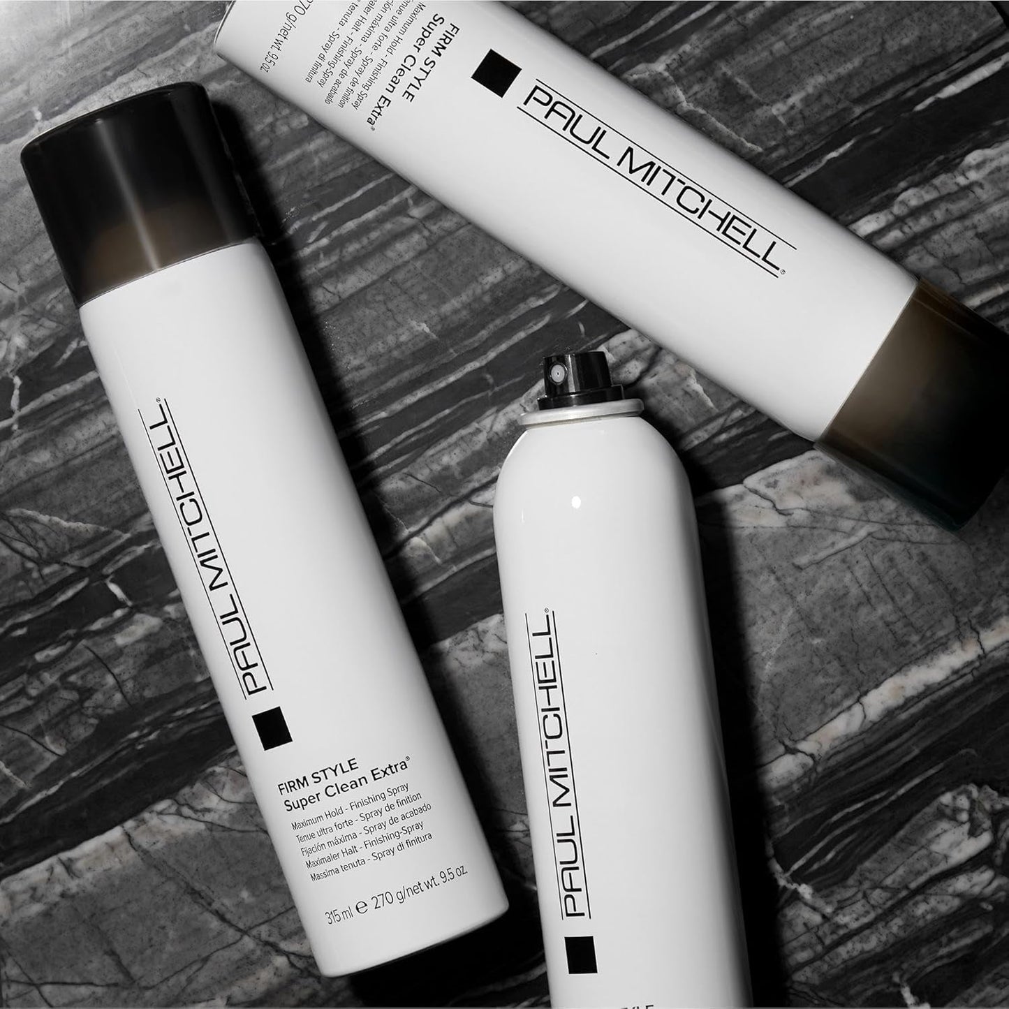 Paul Mitchell Super Clean Extra Finishing Hairspray, Maximum Hold, Shiny Finish, for All Hair Types, 9.5 Oz.