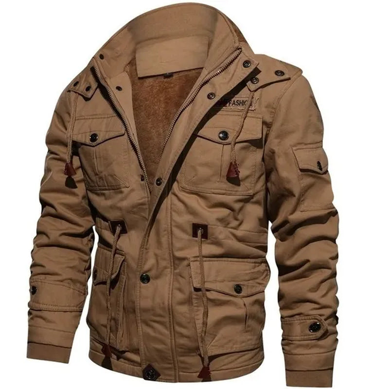3 Colors Outdoor Cashmere Cotton Clothes for Men in Europe and America