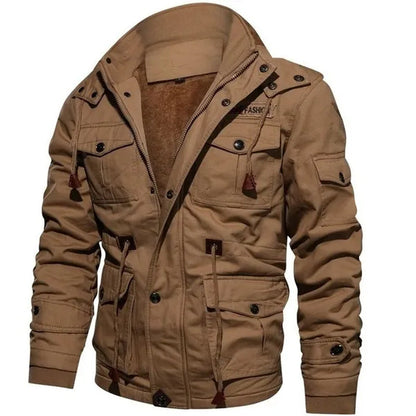 3 Colors Outdoor Cashmere Cotton Clothes for Men in Europe and America