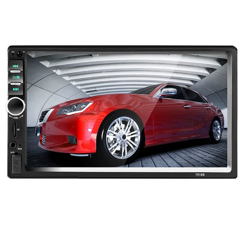 Amprime 2 Din Car Radio 7" LCD Touch Screen Autoradio 7018B Multimedia Player Bluetooth Car Stereo Radio Support Mirror-Link Rear View Camera - WORLD TIME VISITS