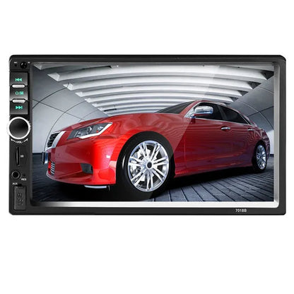 Amprime 2 Din Car Radio 7" LCD Touch Screen Autoradio 7018B Multimedia Player Bluetooth Car Stereo Radio Support Mirror-Link Rear View Camera - WORLD TIME VISITS