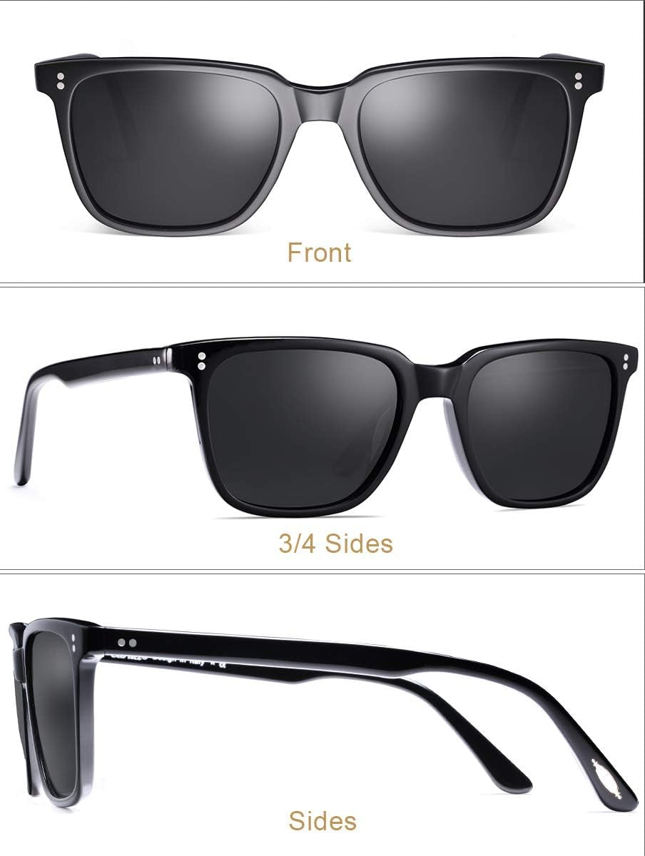 Polarized Men'S Sunglasses UV400 Protection for Driving Fishing Hiking Golf Outdoor Sport Glasses