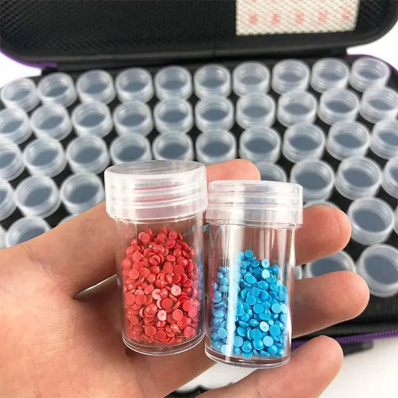 Diamond Painting Storage Box Container with Accessories Tools Kits for Beads Diamonds Rhinestones Storage