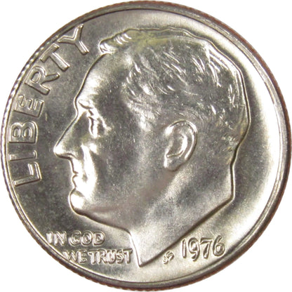 1976 Roosevelt Dime BU Uncirculated Mint State 10C US Coin Collectible Master Coins